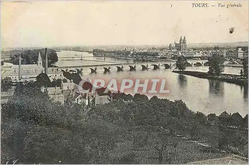 Cartes postales Tours vue generale