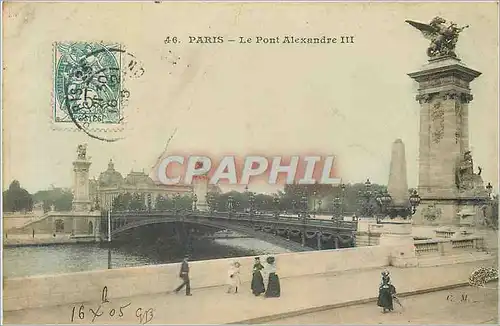 Cartes postales 46 paris le pont alexandre III