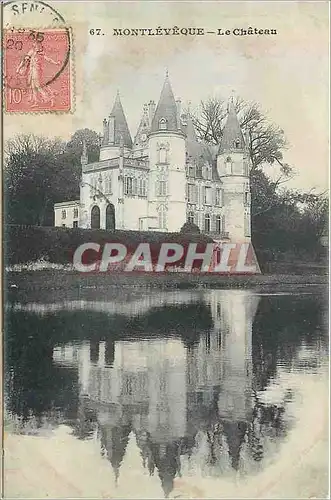 Ansichtskarte AK 67 montleveque le chateau