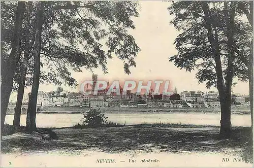 Cartes postales Nevers vue generale