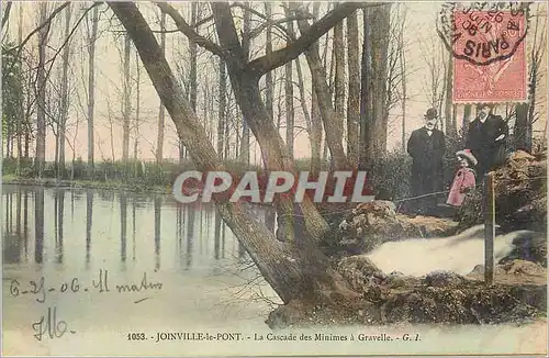 Cartes postales 1053 joinville le pont la cascade des minimes a gravelle