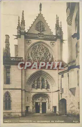 Cartes postales Pierrefonds la chapelle du chateau