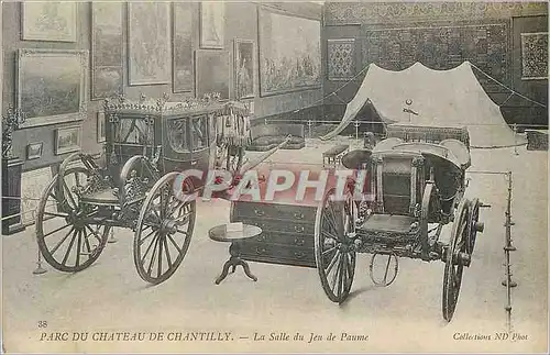 Cartes postales 38 parc du chateau de chantilly la salle du jeu de paume