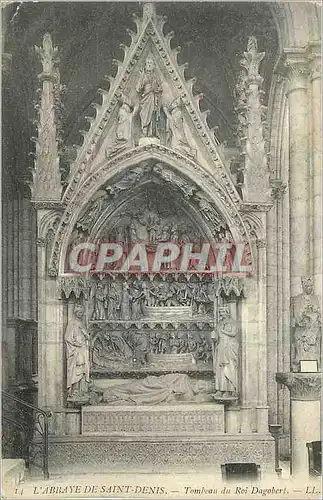 Cartes postales L abbaye de saint denis tombeau du roi dagobert