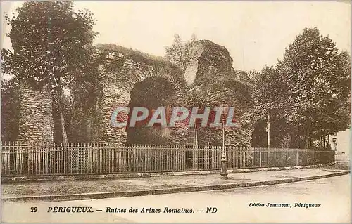 Ansichtskarte AK 29 perigueux ruines des arnes romaines