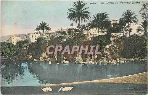 Cartes postales Nice la cascade des nouveaux jardins