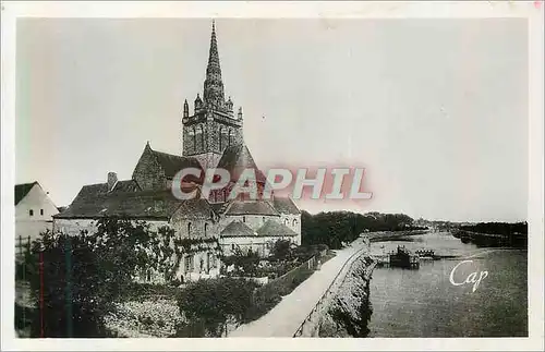 Moderne Karte 18 laval l eglise d avesnieres et la mayenne