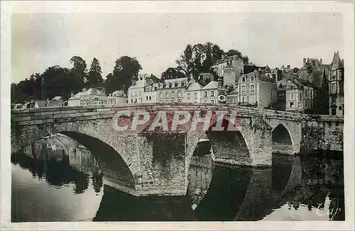 Cartes postales moderne 36 laval le vieux pont (xiii s) contre jour