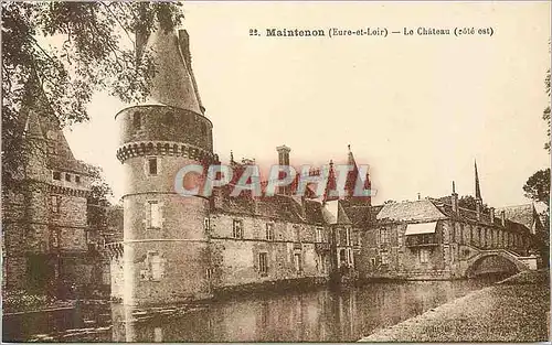 Cartes postales 22 maintenon (eure et loir) le chateau (cote est)