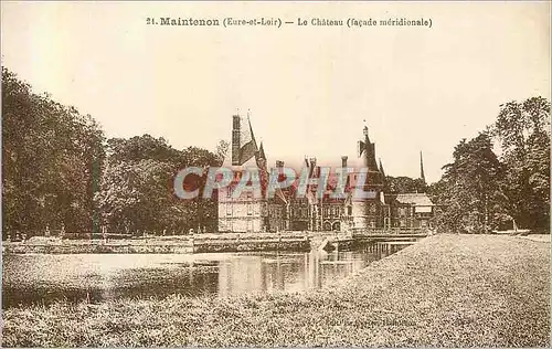 Ansichtskarte AK 21 maintenon (eure et loir) le chateau (facade meridionale)