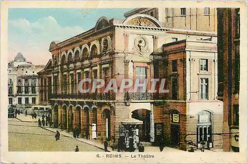 Cartes postales 6 reims le theatre