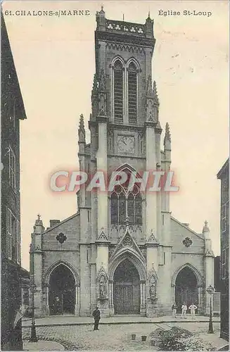 Cartes postales 61 chalons s marne eglise st loup