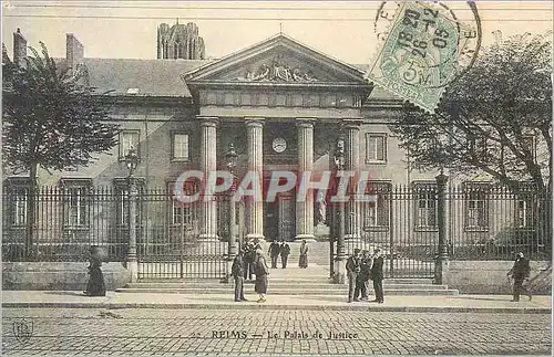 Ansichtskarte AK Reims le palais de justice