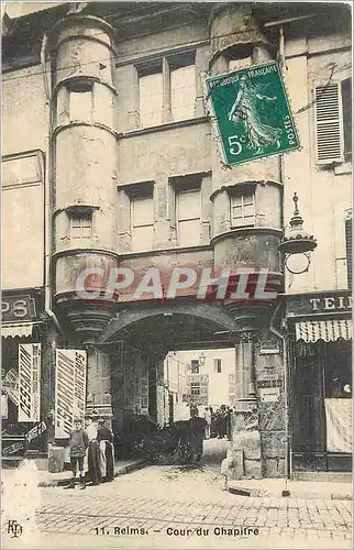Cartes postales 11 reims cour du chapitre
