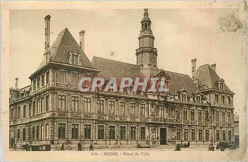 Cartes postales 624 reims hotel de ville