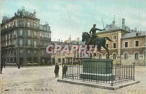 Cartes postales 1057 reims place du parvis