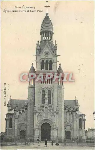 Cartes postales 34 epernay eglise saint pierre et saint paul