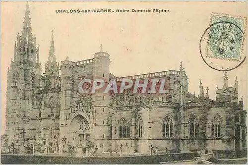 Cartes postales Chalons sur marne notre dame de l epine