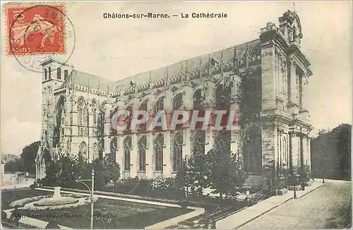 Cartes postales Chalons sur marne la cathedrale