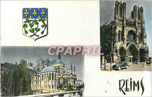 Cartes postales moderne Reims image de france 1644 la cathedrale et l abside