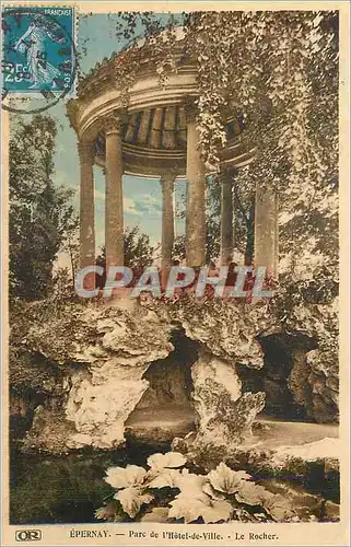 Cartes postales Epernay parc de l hotel de ville le rocher