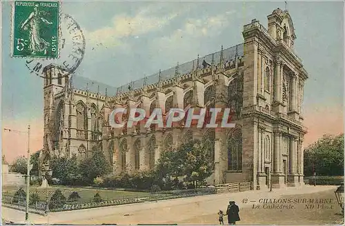Cartes postales 42 chalons sur marne la cathedrale