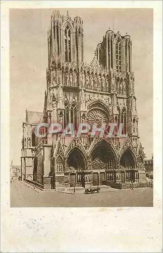 Cartes postales Reims la cathedrale