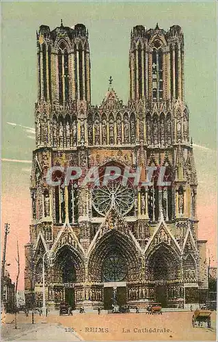 Cartes postales 122 reims la cathedrale
