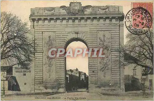 Cartes postales Chalons sur marne la porte ste croix