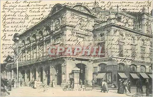 Cartes postales Reims le theatre