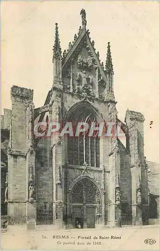 Cartes postales 32 reims portail de saint remi ce portail date de 1162