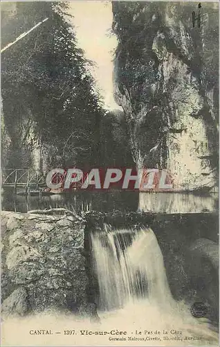 Cartes postales Cantal 1397 Vic sur Cere Le Pas de la Cere