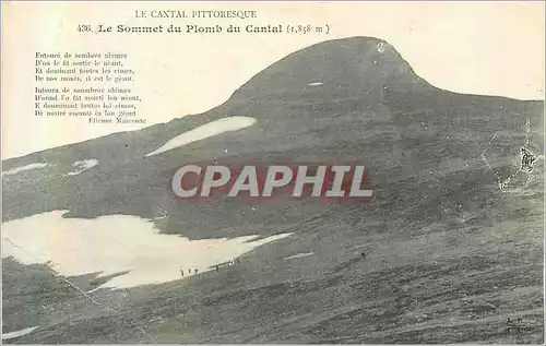 Cartes postales Le Cantal Pittoresque Le Sommet du Plomb du Cantal