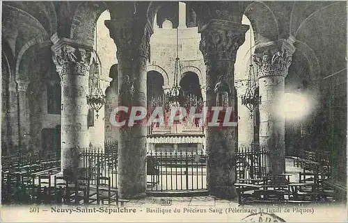 Cartes postales Neuvy Saint Sepulchre Basilique du Precieux Sang (Pelerinage Le Lundi de Paques)