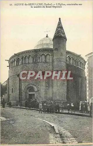 Ansichtskarte AK Neuvy St Sepulcre (Indre) L'Eglise Construite sur le Modele du Saint Sepulcre