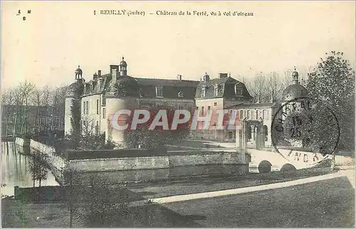 Cartes postales Reuilly (Indre) Chateau de la Ferte Vu a Vol d'Oiseau