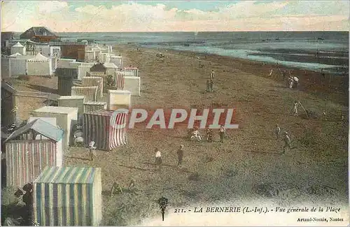 Cartes postales La Bernerie (L Inf) Vue Generale de la Plage