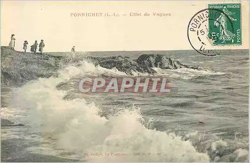 Cartes postales Pornichet (L I) Effet des Vagues