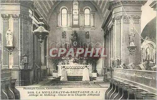 Cartes postales La Meilleraye de Bretagne (L Inf) L'Abbaye de Melleray Choeur de la Chapelle Abbatiale