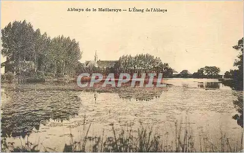 Ansichtskarte AK Abbaye de la Meilleraye L'Etang de l'Abbaye