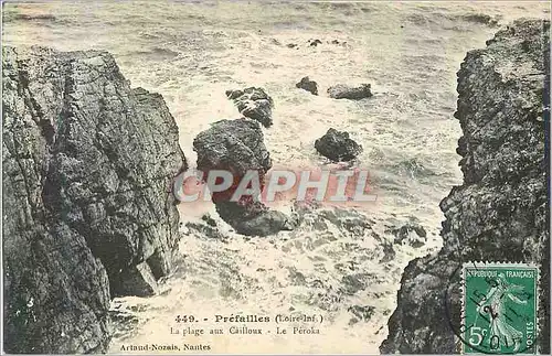 Ansichtskarte AK Prefailles (Loire Inf) La Plage aux Cailloux Le Peroka