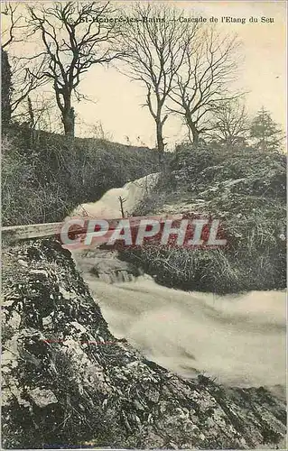 Cartes postales St Honore les Bains Cascade de l'Etang du Seu