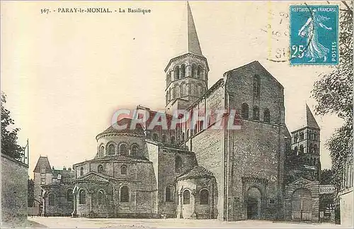 Cartes postales Paray le Monial La Basilique