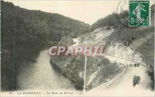 Ansichtskarte AK La Bourboule La Route du Barrage