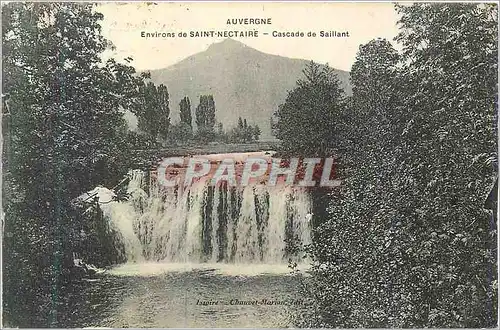 Cartes postales Environs de Saint Nectaire L'Auvergne Cascade de Saillant