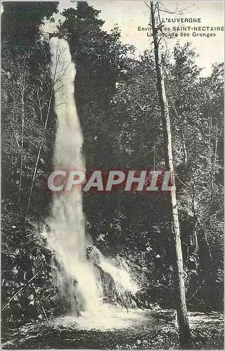 Ansichtskarte AK Environs de Saint Nectaire L'Auvergne La Cascade des Granges