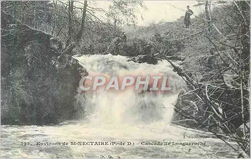 Ansichtskarte AK Environs de Saint Nectaire (P de D) Cascade de Longueroche