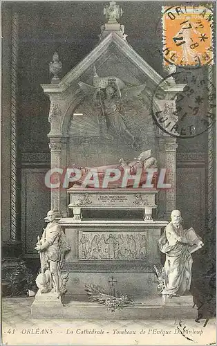 Cartes postales Orleans La Cathedrale Tombeau de l'Eveque
