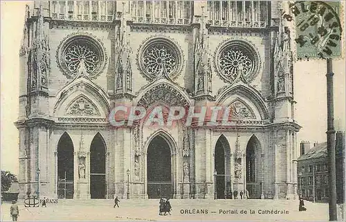 Cartes postales Orleans Portail de la Cathedrale