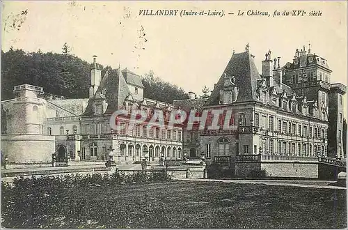 Ansichtskarte AK Villandry (Indre et Loire) Le Chateau Fin du XVIe Siecle